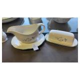 Lot of Pfaltzgraff Winterberry Gravy Boat and