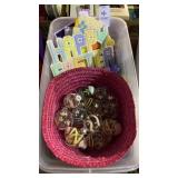 Egg Ornaments and Easter Decor