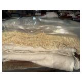 Lot of vintage lace table cloths