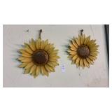 Metal Sunflower Wall Hangings
