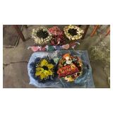 Lot of Holiday Wreaths