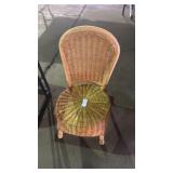 Small Wicker Childrenï¿½s Chair