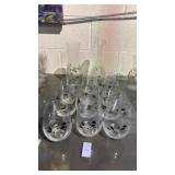 Lot of Pfaltzgraff Winterberry Glasses