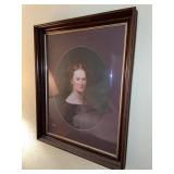 Antique framed portrait 23.5 x 29.5 inches