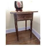 Vintage wooden side table 22.5 x 31.5 inches-* n
