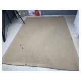2 matching area rugs - some torn areas