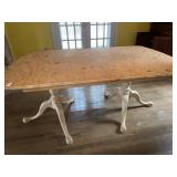 Oak ? natural grain with knots dining table with