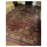 Antique Bempoarad Persian-style wool rug with
