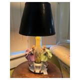 Vintage Bavaria porcelain figural boudoir table