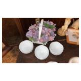 Lot of White Glass
