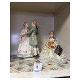 Brinnï¿½s and Price porcelain victorian figurines