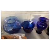Cobalt Blue Vases