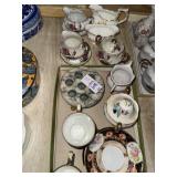 Japan tea pieces and marble lipstick holder