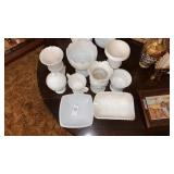 Lot of White Glass