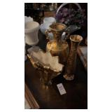Gold Flake Vases