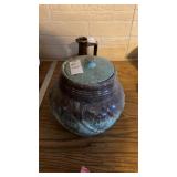 Gonder Pottery lidded cookie jar