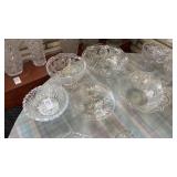 Lot of Cut Glass Bowls