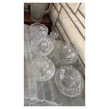Lot of Cut Glass Dishes