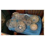 Lot of Cut Glass