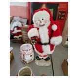 2 Snow men decor