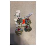 Vintage Mercury Glass Flower Basket Christmas