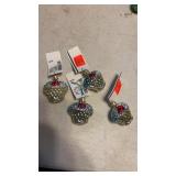 Vintage Mercury Glass Flower Basket Christmas