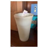 Milk glass Vase