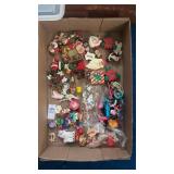 Tray of Assorted Christmas Pins