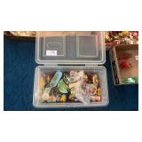 Tray of Assorted Pins And Knick Knacks