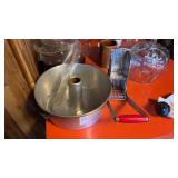 Potato Cutter and Cake Pan