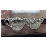 Two Cut Glass Nut Dishes