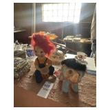 Vintage Loveable Ugly and Inarco ceramic Teen