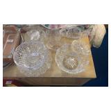Lot of Cut Glass Bowls