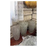 Lot of Cut Glass Vases