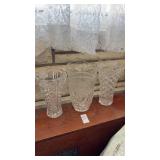 Lot of Cut Glass Vases