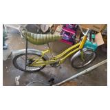 Vintage Rollfast skoot yellow muscle bike with