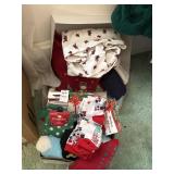 Womens Christmas shirts (L/XL) and socks