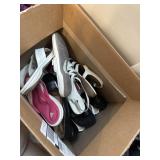 Box of womens sandals, dress shoes etc (8)