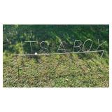 Itï¿½s A Boy wire decoration 4x1ft