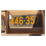 Antique Pennsylvania license plate 1923 - 446-357