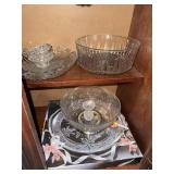 Lot of assorted cut glass