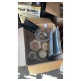 Lot of Glassware and Ice Scrapers
