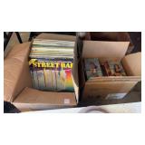Records and VHS Tapes