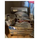 Baking pans and oven rack