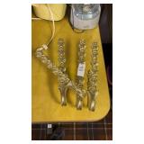 Set of 4 Brass Sunflower Wall Hooks