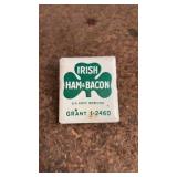 Vintage Irish Ham & Bacon Fridge Clip