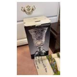 Nicole Electric Hurricane Lamp with placemats and