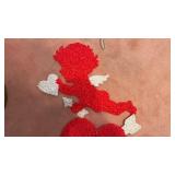 Cupid and Heart Popcorn Decorations