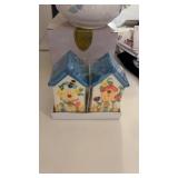 Salt/Pepper Shakers and Sugar Bowl Music Box