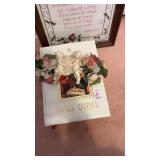 Holy Bible with with Corinthians Wall Decor